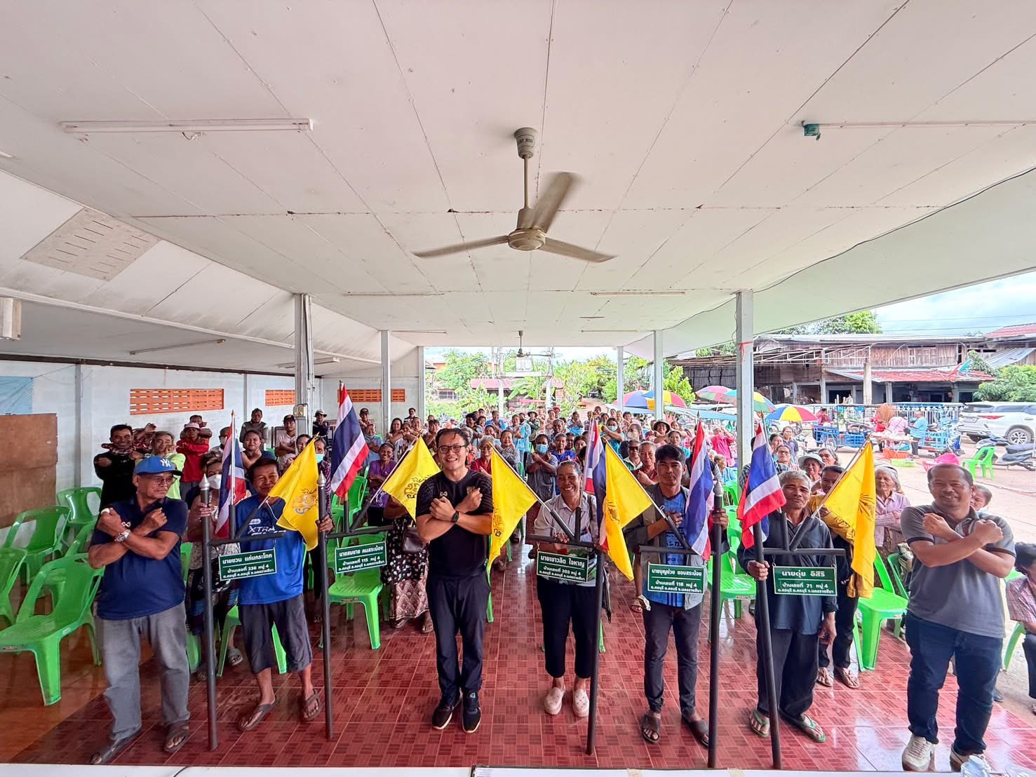 สำนักงานพัฒนาชุมชนอำเภอครบุรี ลงพื้นที่ดำเนินโครงการส่งเสริมการพัฒนาชุมชนธรรมาภิบาล