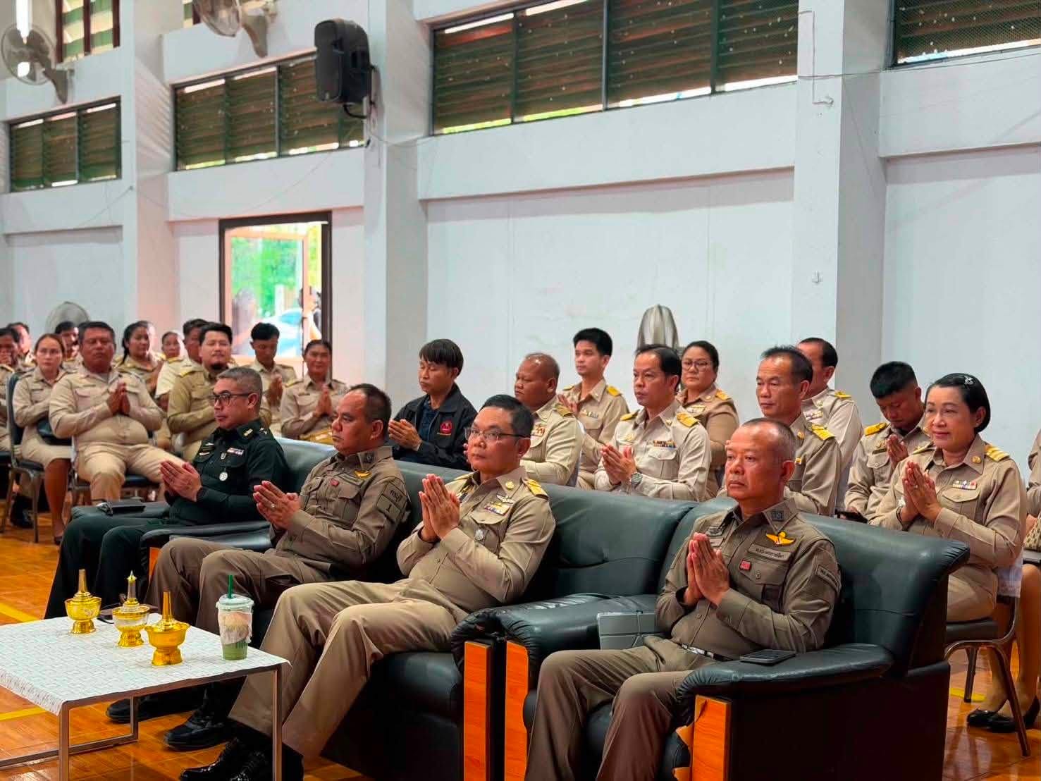 สำนักงานพัฒนาชุมชนอำเภอครบุรี เข้าร่วมประชุมกำนันผู้ใหญ่บ้าน ประจำเดือนสิงหาคม 2569 และกิจกรรมวันกำนัน ผู้ใหญ่บ้าน